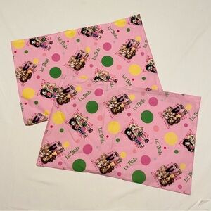Lil Bratz Pillowcases Homemade 21” x 13” Pillow Cases Lot of 2